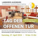 Musterwohnung für barrierearmes Wohnen des Landkreises Augsburg in Stadtbergen - Tag der offenen Tür am 27. April 2024