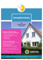 Energieberatung im Landratsamt Augsburg - Termine für das erste Halbjahr 2024
